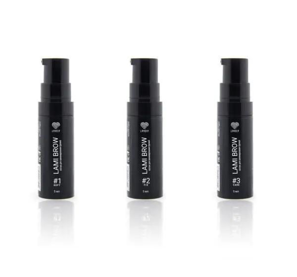 lami brow loción para laminación de cejas paso #1, #2 y #3